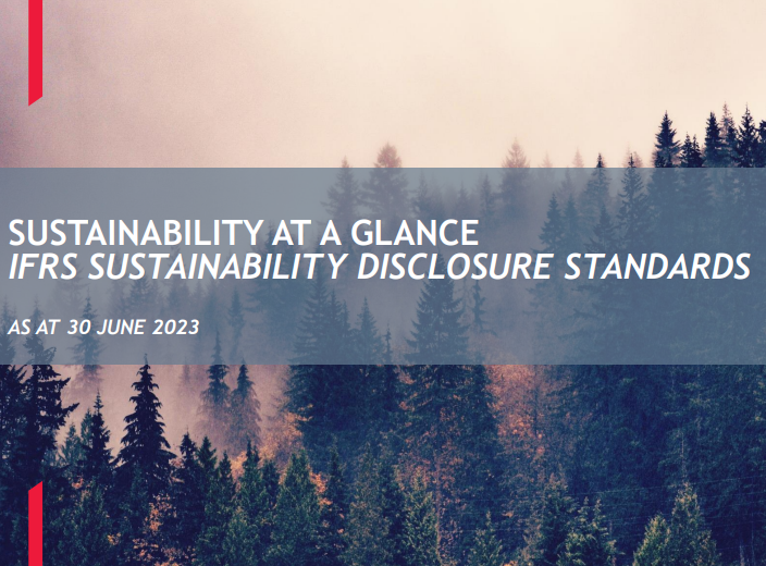 Sustainability At A Glance - IFRS Sustainability Disclosure Standards - BDO